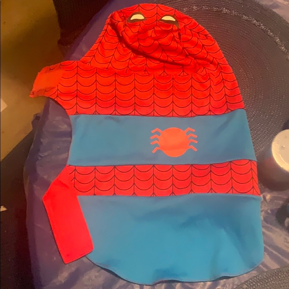 Spiderman dog costume